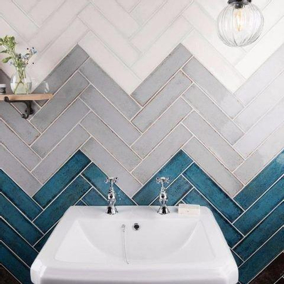 ÉCHANTILLON Cifre Cerámica Carreau mural Alchimia Blanc Vintage Brillant Blanc