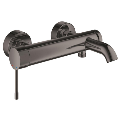 Grohe Essence New Badkraan - met omstel - met koppelingen - hard graphite (antraciet)
