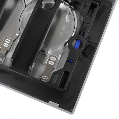 Geberit Sigma01 bedieningsplaat - 2-toets spoeling - ronde knoppen - mat chroom gelakt - mat chroom