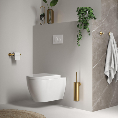 Brauer Gold Edition Toiletborstelhouder PVD - geborsteld goud SHOWROOMMODEL