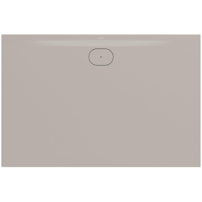 Villeroy & Boch Ecora douchebak - 150x100x3.5cm - afvoer lange zijde - almond (beige)