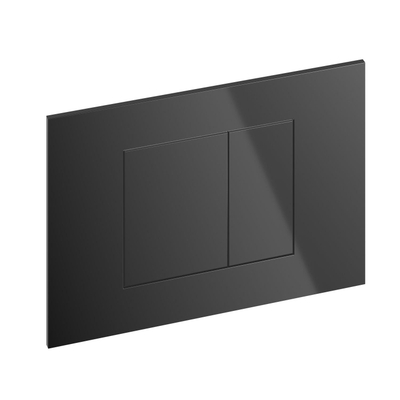 Hotbath &MORE Plaque de commande adaptée à Geberit U Noir poli PVD