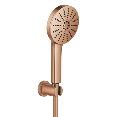 Grohe Vitalio Joy Badset - 175cm handdouche - 3 straalsoorten - thermostaatkraan - warm sunset (koper)