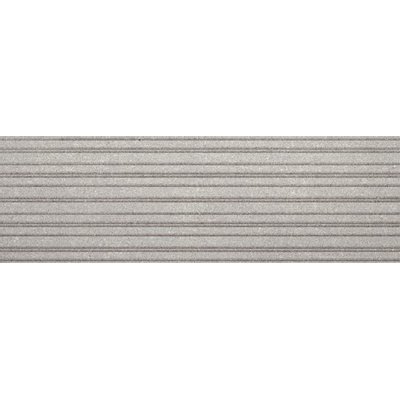 Colorker Moments Decor-strip 31.6x100cm 10.4mm vorstbestendig gerectificeerd Grey Mat