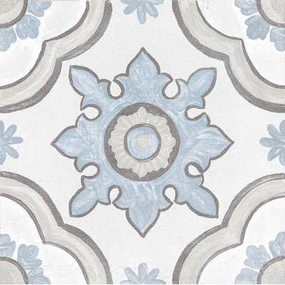 Cifre Adobe Decor Basma White Carrelage sol 20x20cm Multi