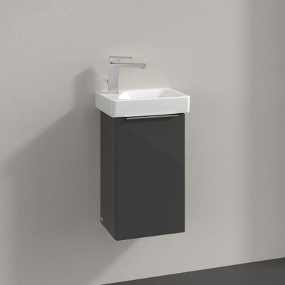 Villeroy & boch Architectura Meuble sous-lavabo de lave-mains - 24,3x31cm - 1 porte battante - droite - gris