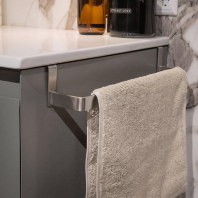 FugaFlow Eccelente Acces Porte-serviettes - universel - brossé inox