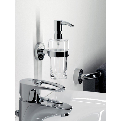 Emco Polo distributeur de savon avec flacon chrome