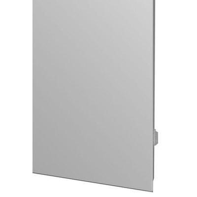 Plieger spiegel met geïntegreerde LED verlichting boven 80x65cm