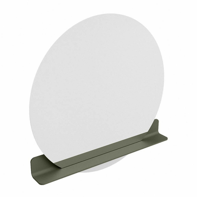 Mondiaz SPOT miroir – Ø 100 cm – avec tablette – Army (vert)