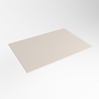 Mondiaz TOP 23 Plan sous vasque - 40x23.5x0.9cm - compatible comme plan de meuble - solid surface - Linen