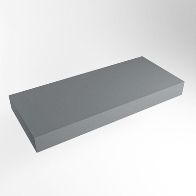 Mondiaz TOP 51 Vrijhangend Topblad - 120x51x12cm - geschikt voor waskom - Solid surface - Plata