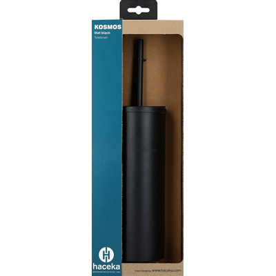 Haceka Kosmos Set de brosse WC - modèle mural - noir mat