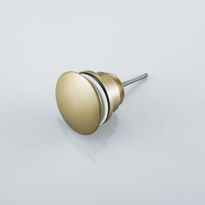 Afvoerplug always open Geborsteld Messing PVD (Goud)