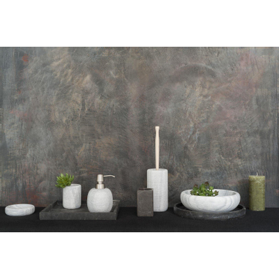 Aquanova Hammam Plateau Rond Gris Foncé