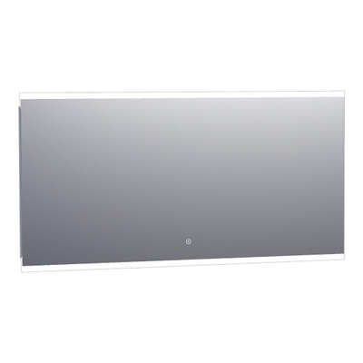 BRAUER Twinlight Spiegel - 140x70cm - verlichting - rechthoek - zilver