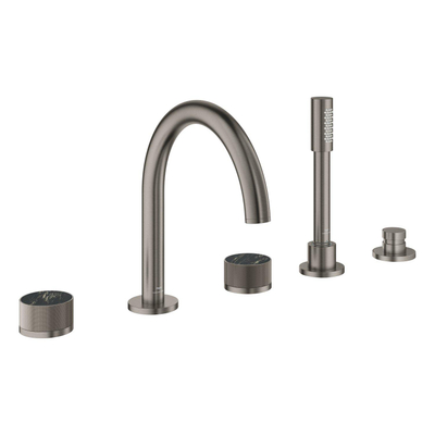 Grohe Atrio private collection 5-gats badrandmengkraan hard graphite geb