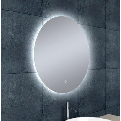 Wiesbaden Soul spiegel rond met LED, dimbaar en spiegelverwarming 60 cm