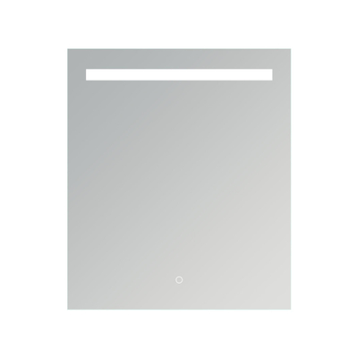 Arcqua Cube spiegel – 60x70 cm – LED-verlichting – spiegelverwarming, dimbaar – Naturel