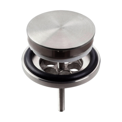 Clou Wash Me bouchon avec capot de recouvrement inox brossé