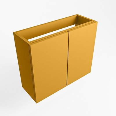 Mondiaz FOWY fonteinonderkast - 60x22x50cm - 2 deuren - push to open - softclose - Ocher