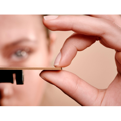 Plaque de commande Geberit Sigma40 - chasse d'eau à 2 boutons - rond - verre - sable-gris