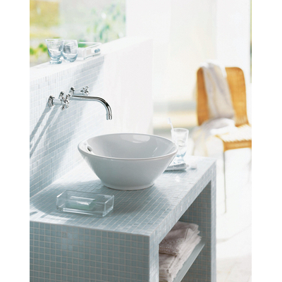 Duravit Bacino Wastafelkom - 42cm rond - glans wit