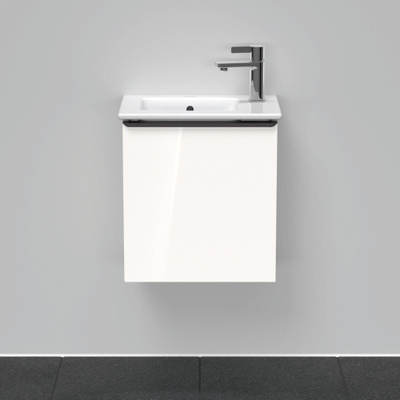 Duravit D-neo Meuble sous vasque 41x27.4x44cm 1 porte Blanc haute brillance