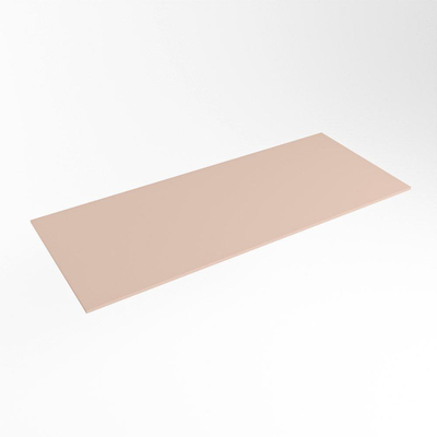Mondiaz TOP 30 Topblad - 100x30x0.9cm - geschikt voor afdekplaat - Solid surface - Rosee