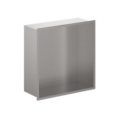 Crosswater Niche de douche - 30.5x30.5cm - acier inoxydable brossé
