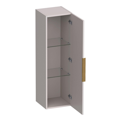 BRAUER Elevate armoire de salle de bains - 120x35x35cm - hors poignée posée - 1 porte - ouverture à gauche ou à droite - sable mat