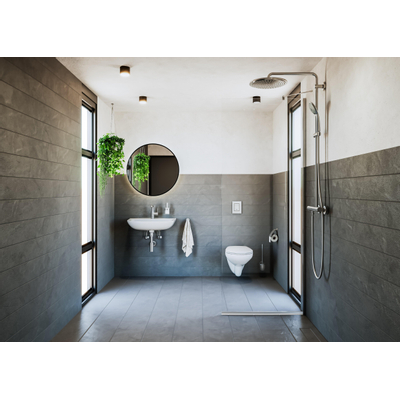 GROHE Essentials Distributeur de savon - 160ml - avec support - montage mural - super acier