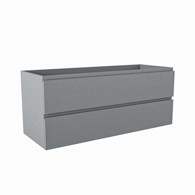 Mondiaz HAY wastafelonderkast - 120x45x50cm - 2 lades - uitsparing links en rechts - softclose - Plata