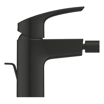 Grohe Eurosmart Bidetmengkraan - s-size - met trekwaste - matte black (mat zwart)