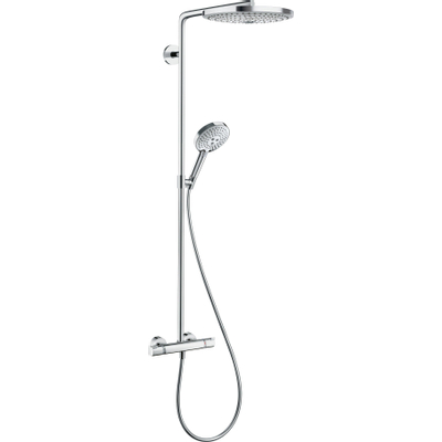 Hansgrohe Raindance Select S colonne de douche - 30cm - 2 jets - thermostatique - chromé