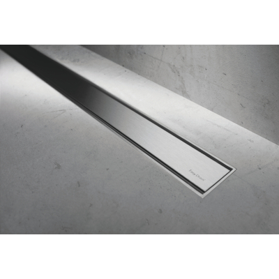 Easy Drain Compact grille de caniveau de douche TAF abaissée 70 cm zero pour épaisseur de carrelage 3 13 mm inox