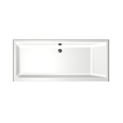 Xenz Kristal Baignoire - 170x75x48 - bonde Centrale - acrylique - blanc
