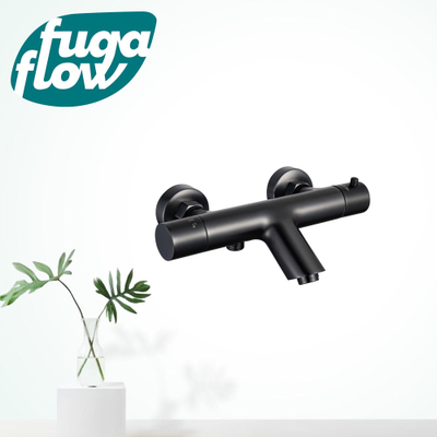 FugaFlow Eccelente Sobrado Badkamer Thermostatische Badkraan - Mat Zwart - Black Friday -