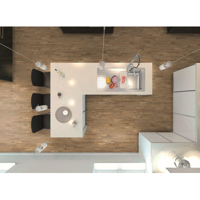 Energieker Antiqua rovere carreau de sol et de mur 15x90cm rectifié aspect bois brun mat