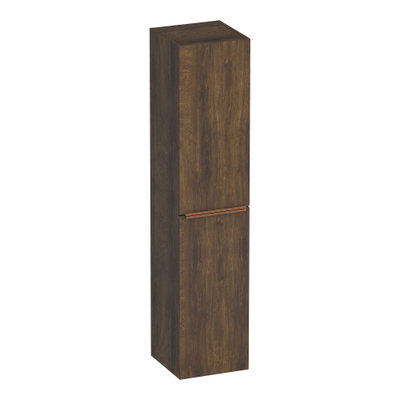 BRAUER Elevate armoire de salle de bains - 160x35x35cm - sans poignées rapportées - 2 portes - ouverture à gauche ou à droite - Grove