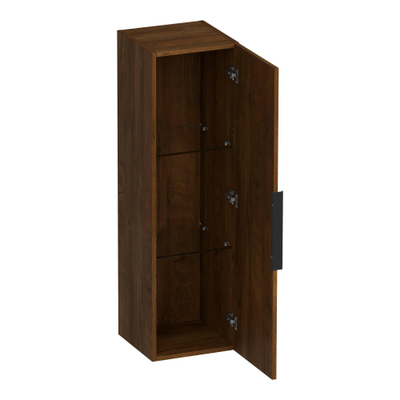 BRAUER Elevate armoire de salle de bains - 120x35x35cm - poignée rapportée excl. - 1 porte - ouvrant à gauche ou à droite - Forest Cacao