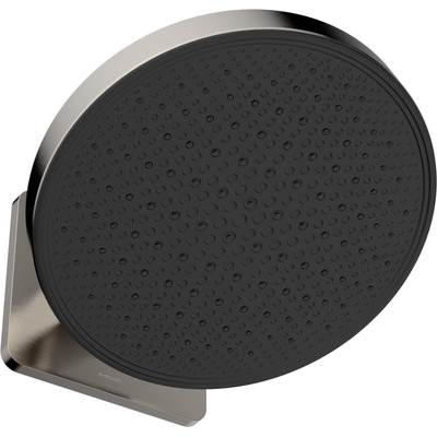 Hotbath Mate Hoofddouche - 30cm - opbouw - rond - rond - geborsteld nikkel (RVS)
