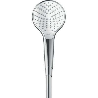 Hansgrohe Croma Select S handdouche Vario EcoSmart 1/2 xØ11cm met rain turbo rain en intense rain regenstraal wit/chroom