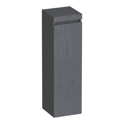 BRAUER Joy armoire salle de bain - 120x35x35cm - avec 1 porte sans poignée ouvrant vers la gauche Gris Bois