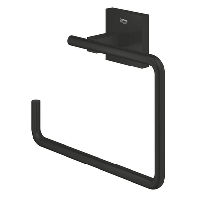 Grohe Start Cube QuickFix Handdoekring - 18.8cm - vierkant - matte black (mat zwart)