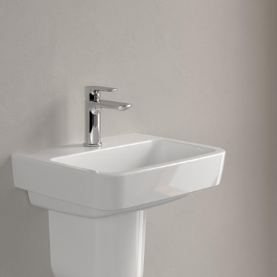 Villeroy & Boch O.novo lave-mains 45x37cm - avec 1 trou de robinet avec trop-plein blanc