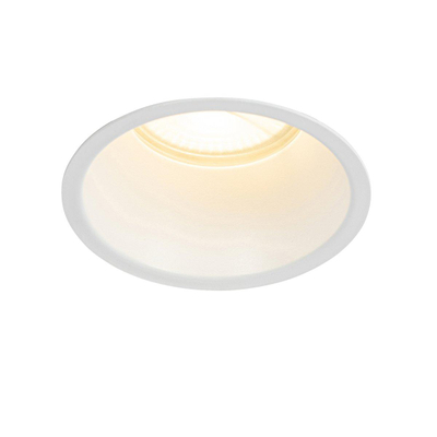 QAZQA Dept Spot encastré - 10.5x10.5x10.4cm - dimmable - IP44 - blanc mat