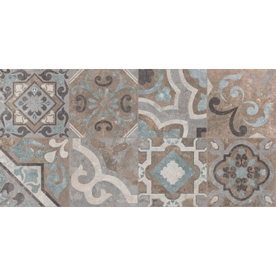 Atlas Concorde Solution carreau mural et de sol - 29.6x59.5cm - 8mm - rectifié - effet béton - brun