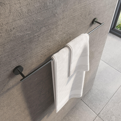 Hotbath Archie Porte-serviettes - 64cm - gunmetal brossé PVD