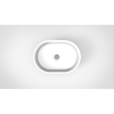 Arcqua Case Vasque à poser Ovale 40x28cm Blanc brillant